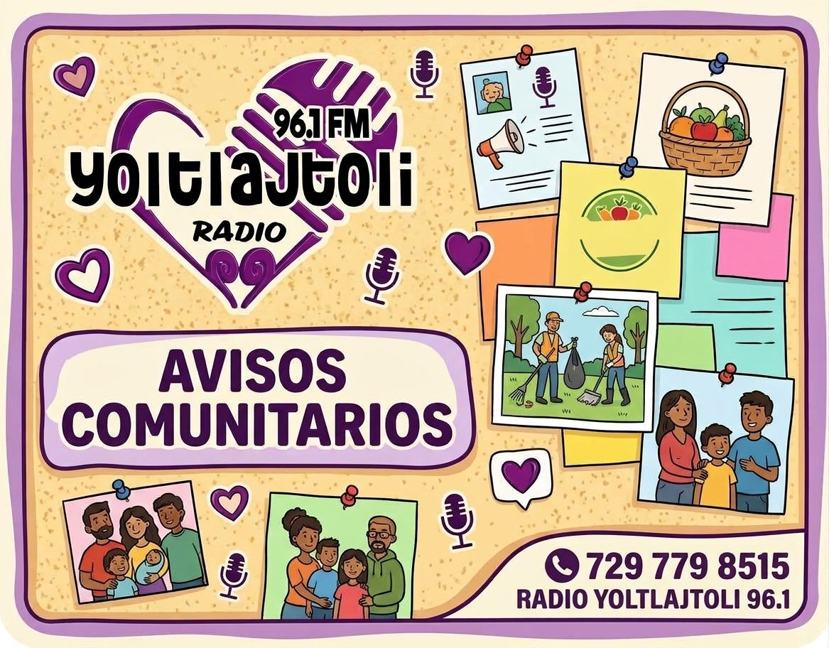 Avisos comunitarios